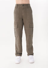 College Dark Green Cargo Pants