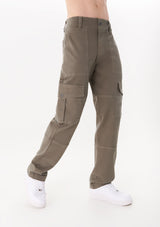 College Dark Green Cargo Pants