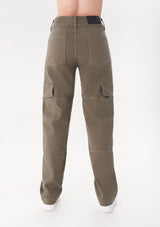College Dark Green Cargo Pants