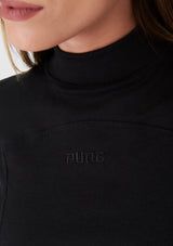 Motorsport Black - Woman's Crop Top