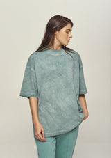 Basic Washed Green T-Shirt