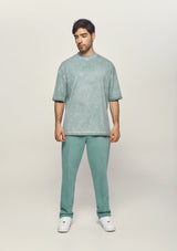 Basic Washed Green T-Shirt