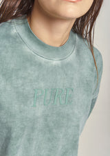 Basic Washed Green T-Shirt
