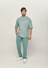 Basic Washed Green T-Shirt