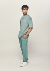 Basic Washed Green T-Shirt