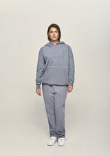 Basic Washed Gray Hoodie