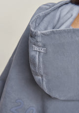 Basic Washed Gray Hoodie