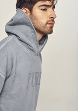 Basic Washed Gray Hoodie