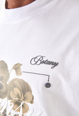 Biology Pansy White T-Shirt
