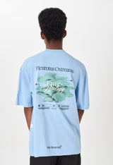 Biology Mushroom Blue T-Shirt