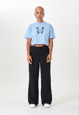 Biology Butterfly Crop Top