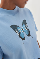Biology Butterfly Crop Top