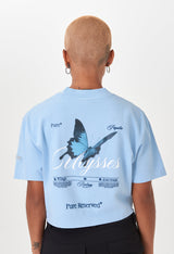 Biology Butterfly Crop Top