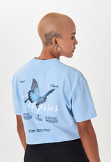 Biology Butterfly Crop Top