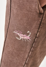 Biology Brown Washed Jogger