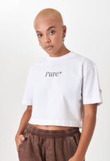 Biology Pansy Crop Top