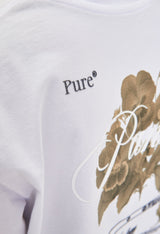 Biology Pansy Crop Top