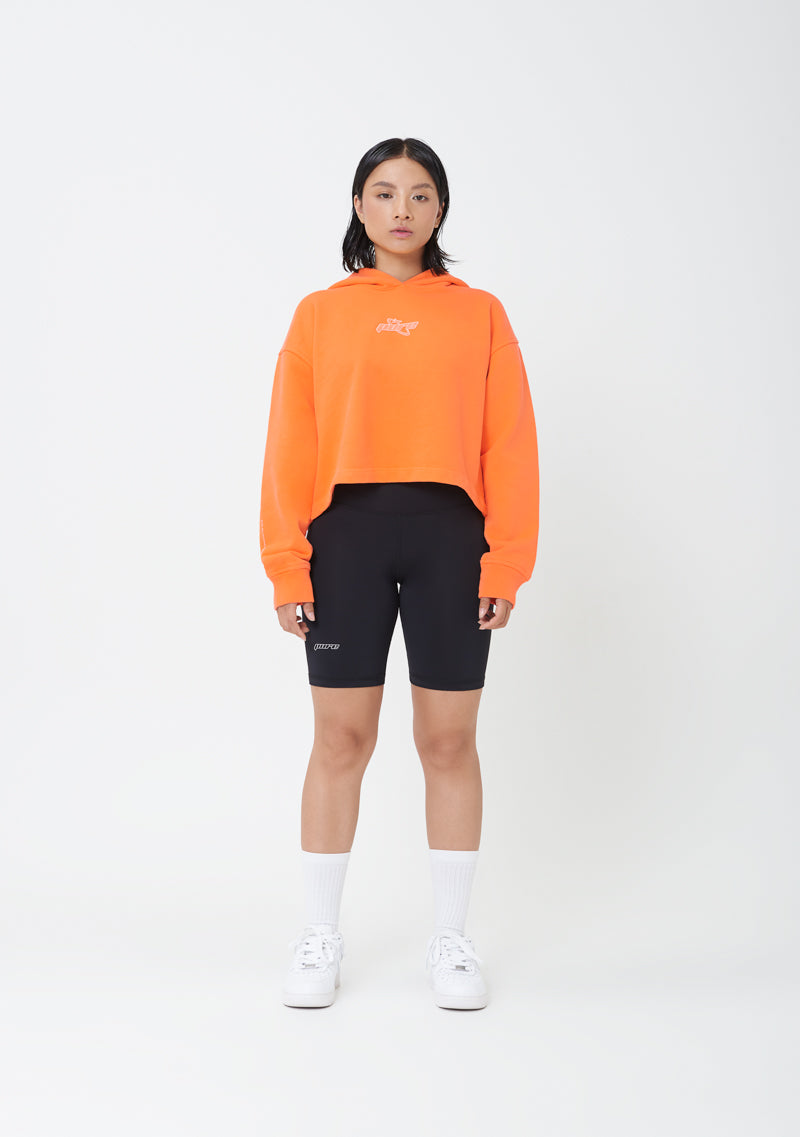 PURE2K Women Orange Hoodie