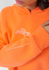 PURE2K Women Orange Hoodie