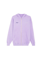 PURE2K Lilac Zip-Up Hoodie