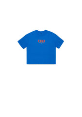 College Blue Crop Top