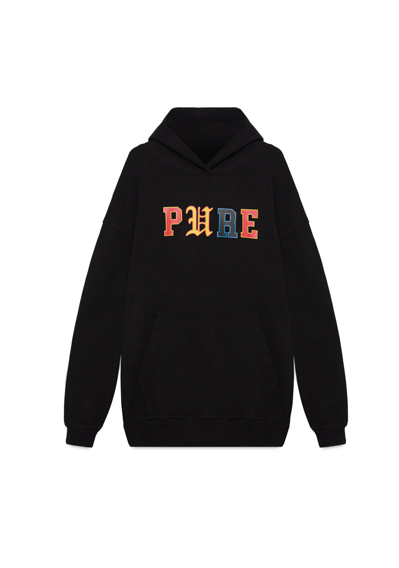 College Black Hoodie