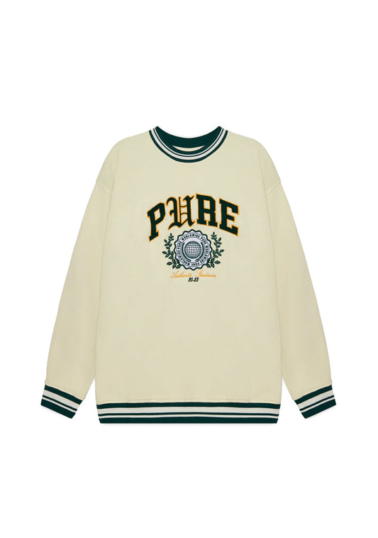 College Cream Pullover