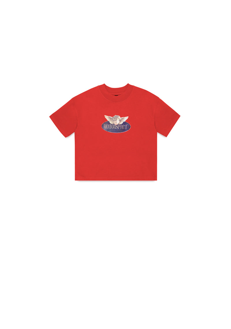 Motorsport Red Crop Top