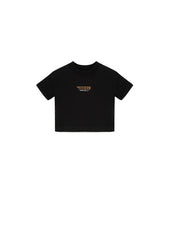 Motorsport Black Crop Top