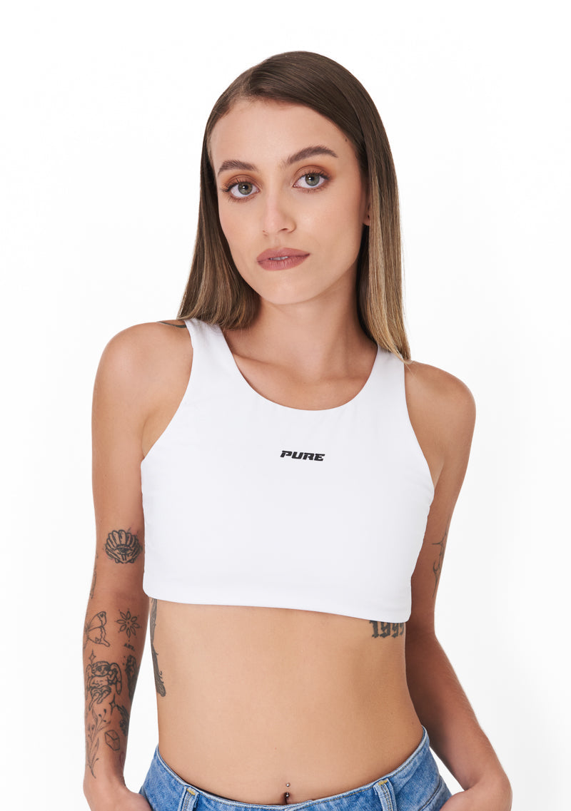 Motorsport White Woman's Top