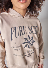 Taupe Pure Soul Hoodie