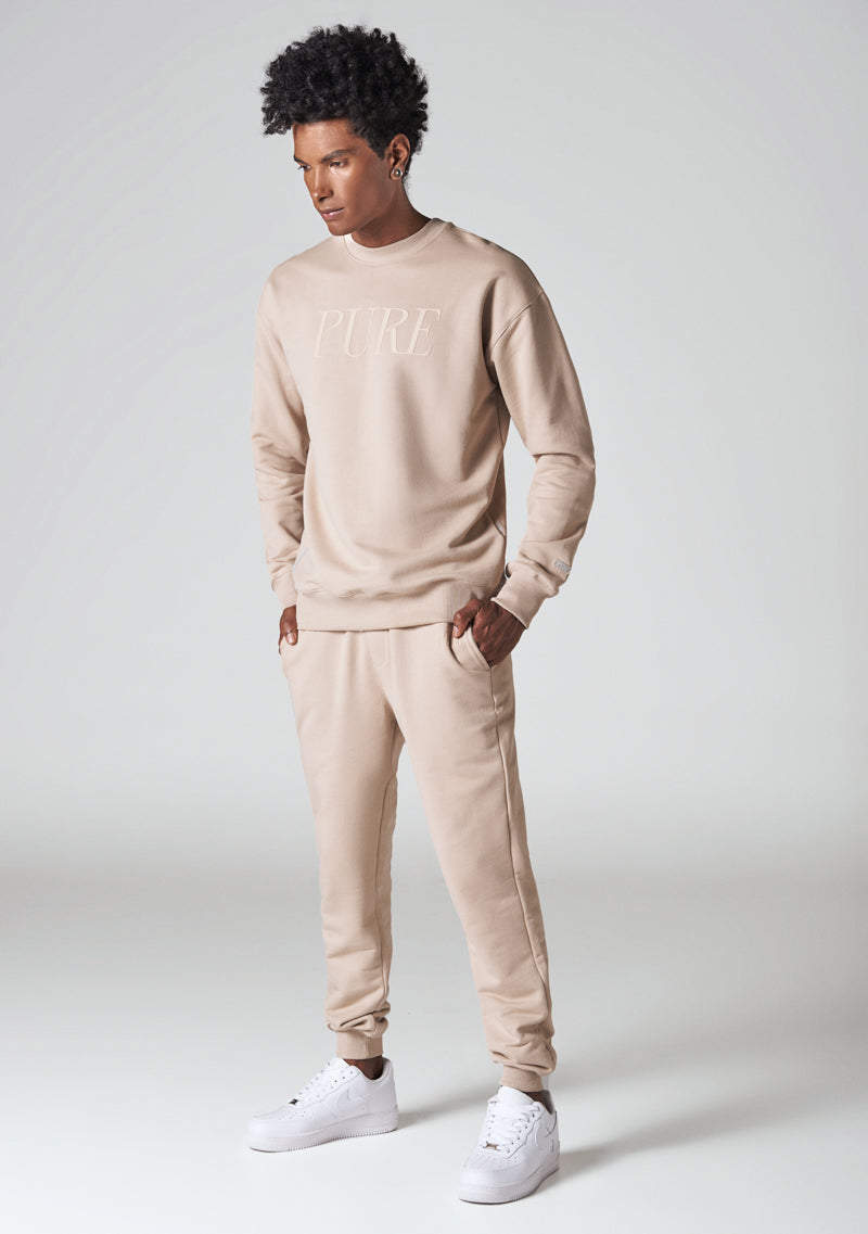 Basic Taupe Pullover