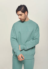 Basic Washed Green Pullover
