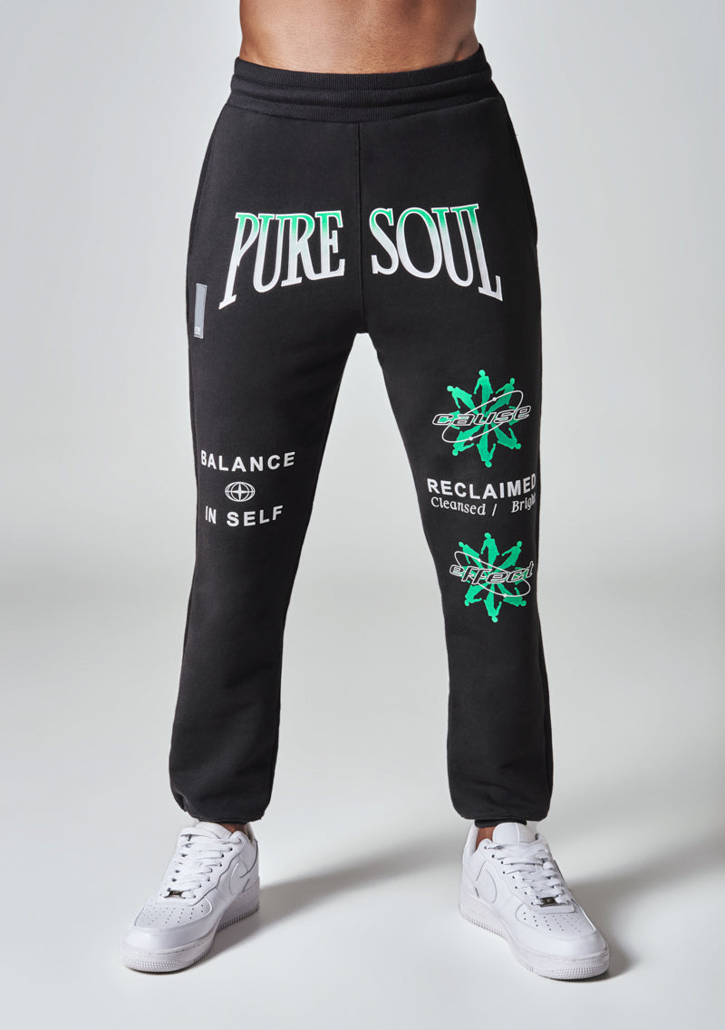 Black-Green Pure Soul Jogger