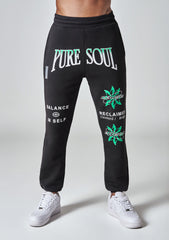 Black-Green Pure Soul Jogger