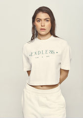 Cream Pure Inmoral Crop Top