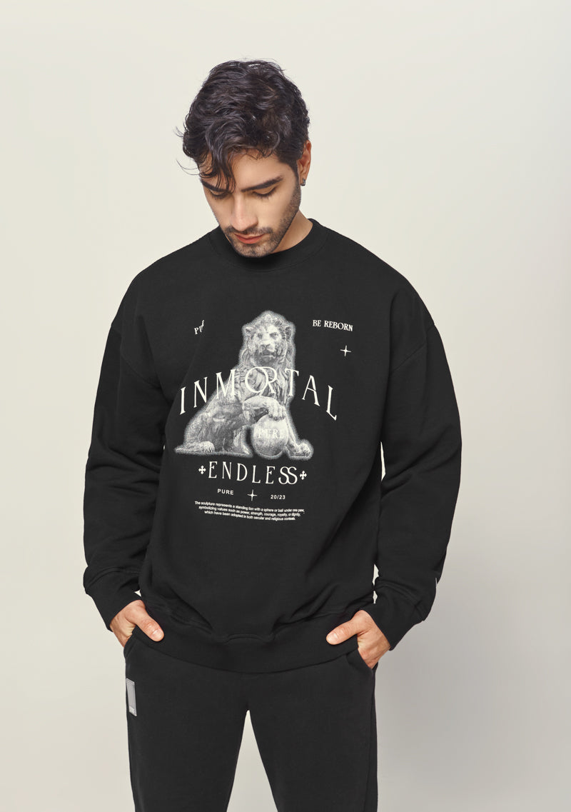 Black Pullover Pure Inmortal